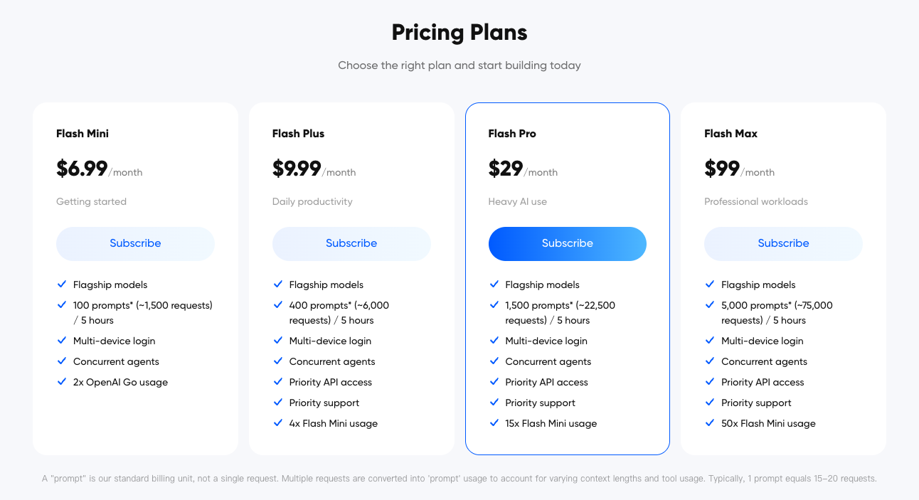 StepFun Step Plan international pricing page